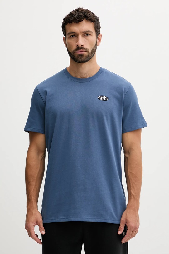 Under Armour tricou uni albastru 1382902