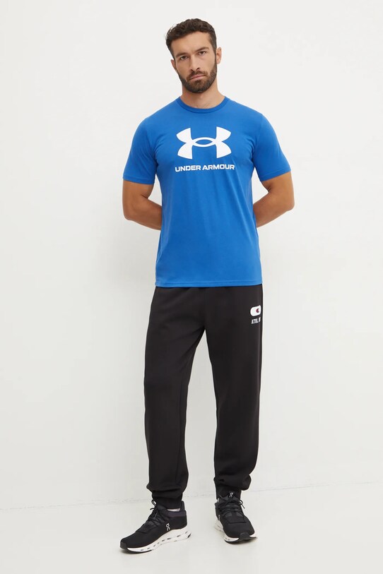 Under Armour tricou SPORTSTYLE LOGO 1382911 albastru AW24