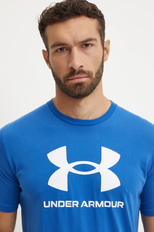 Under Armour tricou SPORTSTYLE LOGO albastru 1382911