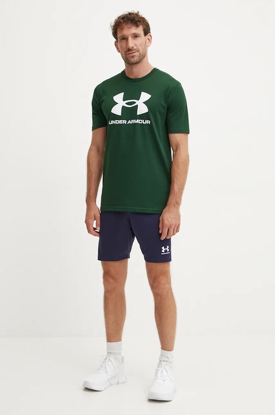 Under Armour tricou 1382911 verde AW24