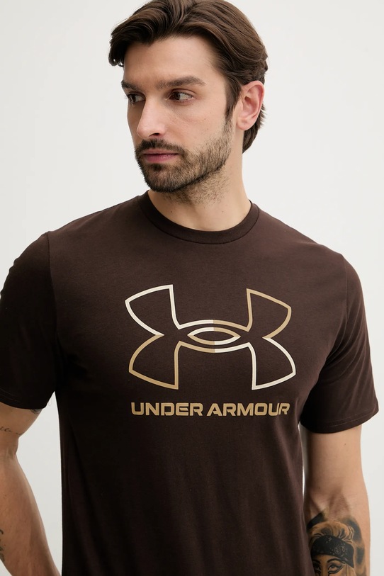 Under Armour t-shirt brązowy 1382915