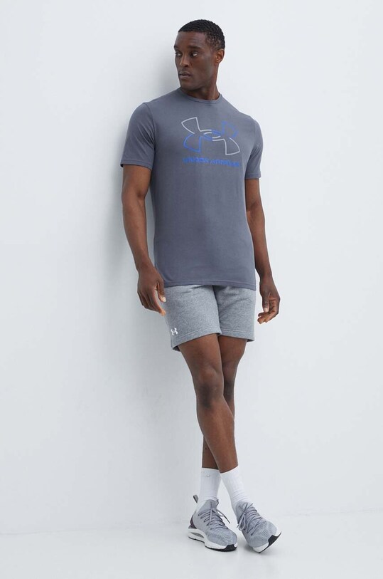 Under Armour tricou 1382915 gri AW24