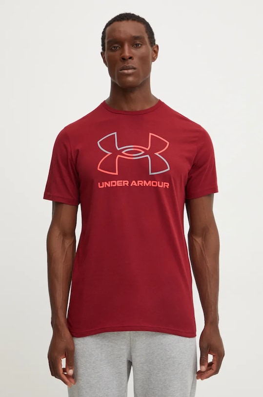 Tričko Under Armour burgundské 1382915