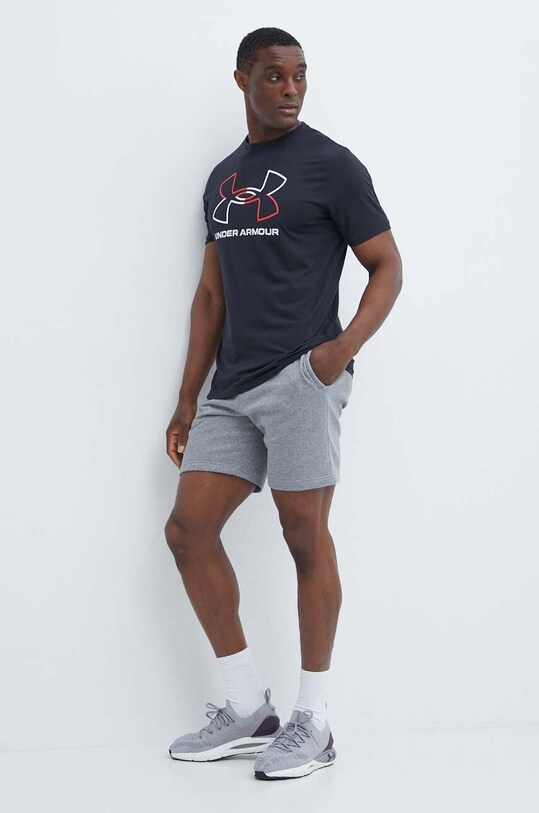 Tričko Under Armour 1382915 čierna AW24