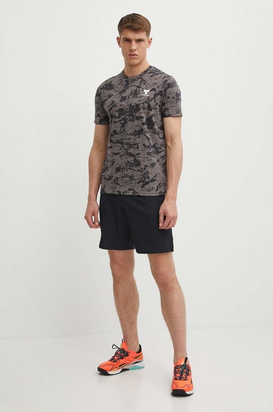 Under Armour tricou de antrenament Project Rock 1383194 maro SS24