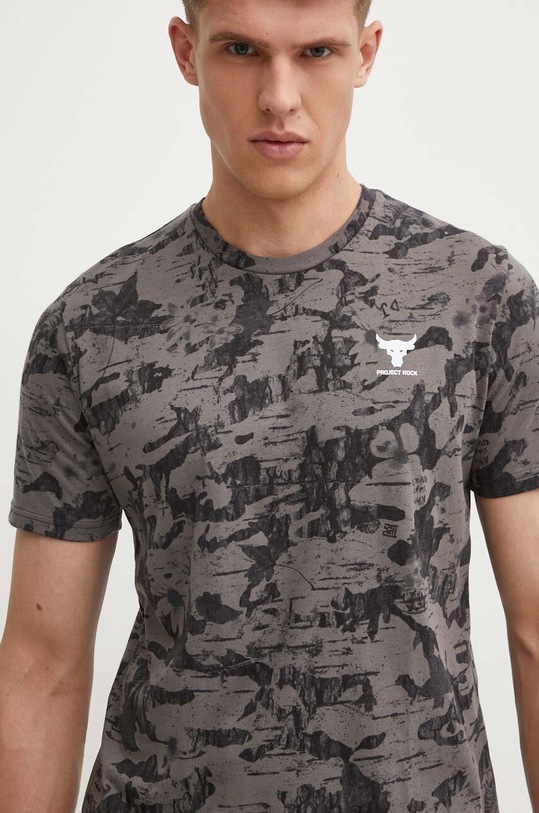 Under Armour tricou de antrenament Project Rock maro 1383194