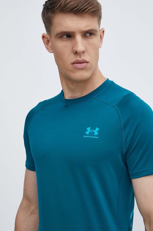 Under Armour t-shirt treningowy HG Armour zielony 1383320