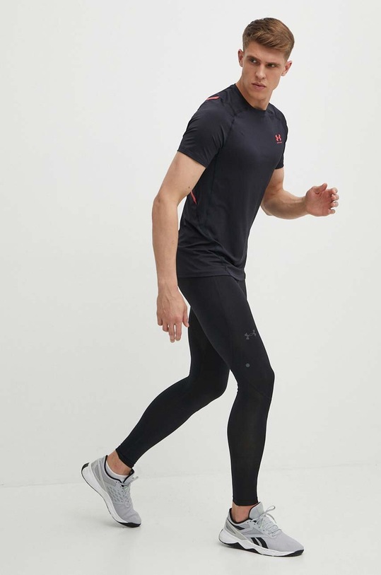 Under Armour t-shirt treningowy HG Armour 1383320 czarny SS24