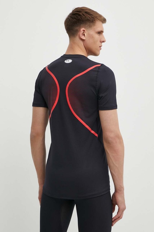 Odzież Under Armour t-shirt treningowy HG Armour 1383320 czarny