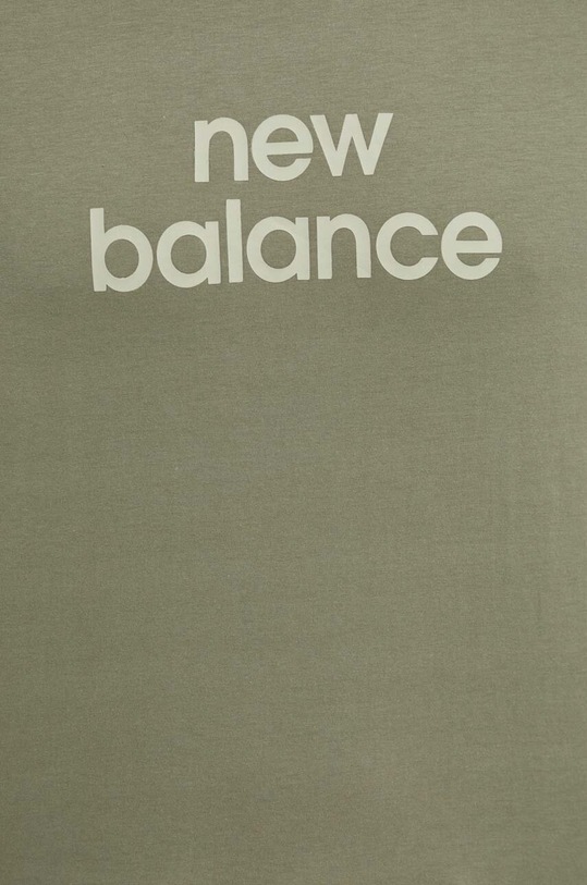 New Balance t-shirt bawełniany MT41582DEK MT41582DEK zielony