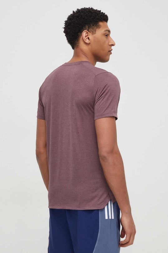 Odzież New Balance t-shirt treningowy MT41253LRC MT41253LRC fioletowy