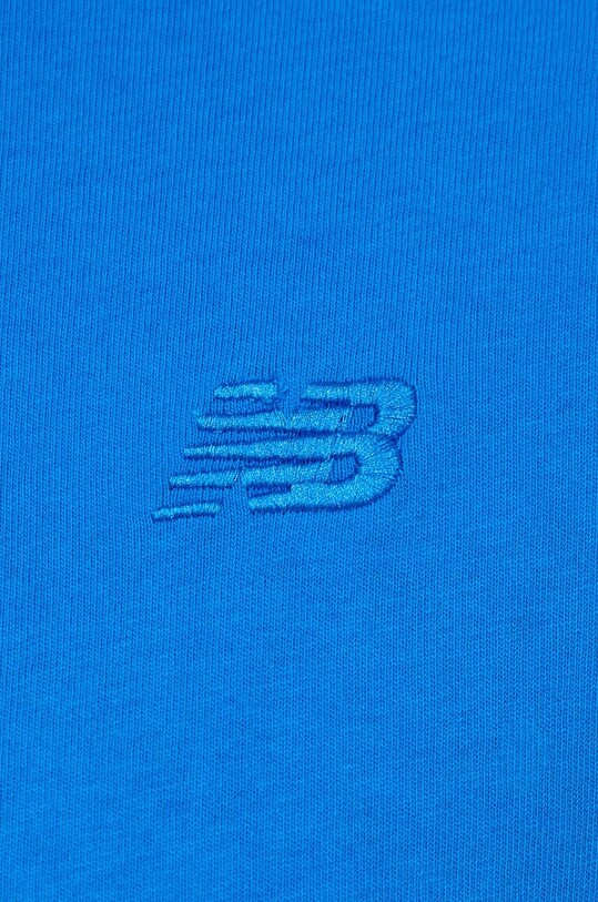 Bavlnené tričko New Balance MT41533BUL modrá