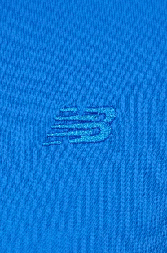 New Balance t-shirt bawełniany MT41533BUL MT41533BUL niebieski