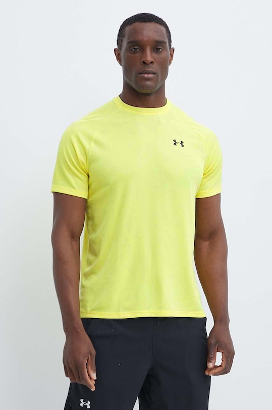 Under Armour t-shirt treningowy Tech Textured pozostałe żółty 1382796