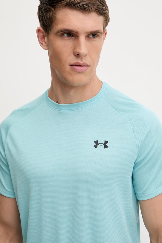 Under Armour tricou de antrenament Tech Textured turcoaz 1382796