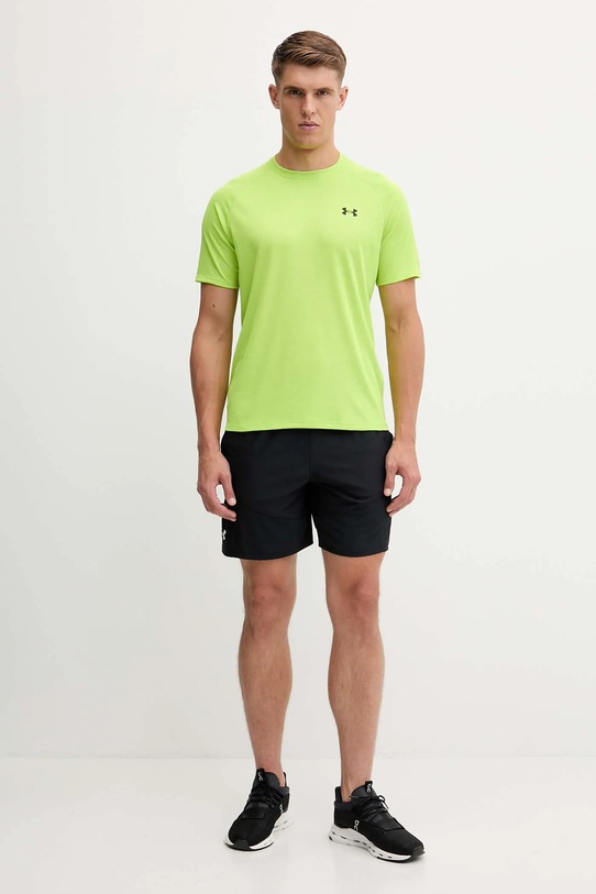 Under Armour t-shirt treningowy Tech Textured 1382796 zielony AW25