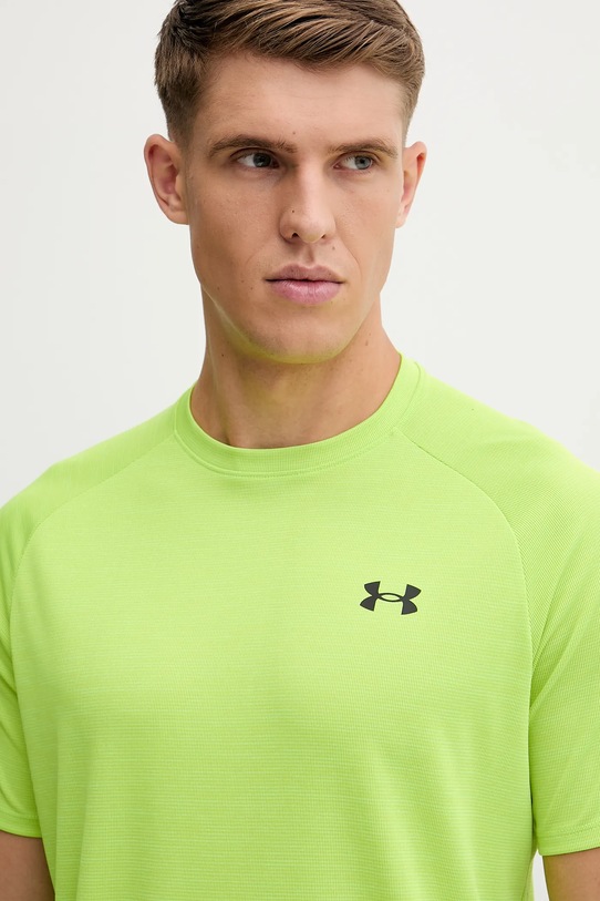 Under Armour t-shirt treningowy Tech Textured zielony 1382796