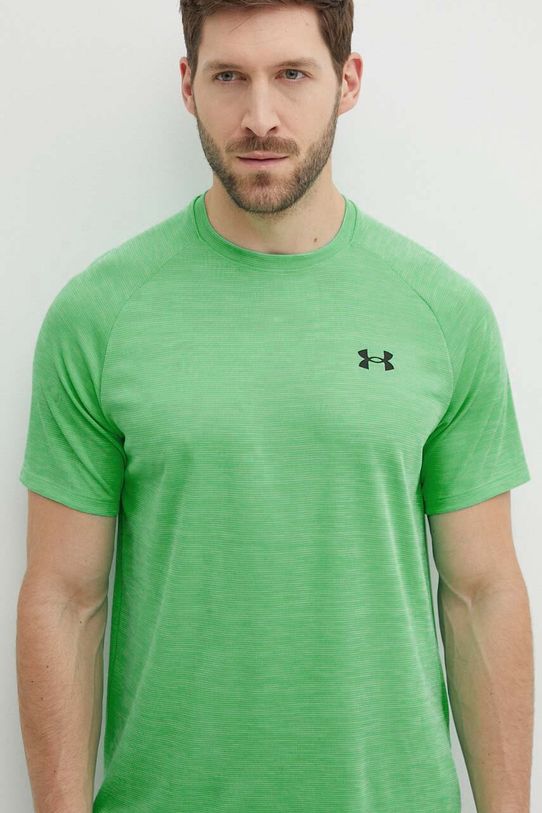 Majica kratkih rukava za trening Under Armour Tech Textured zelena 1382796