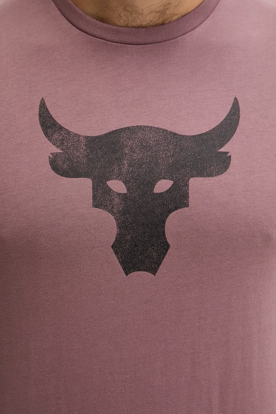 Under Armour t-shirt treningowy Project Rock 1383191 różowy