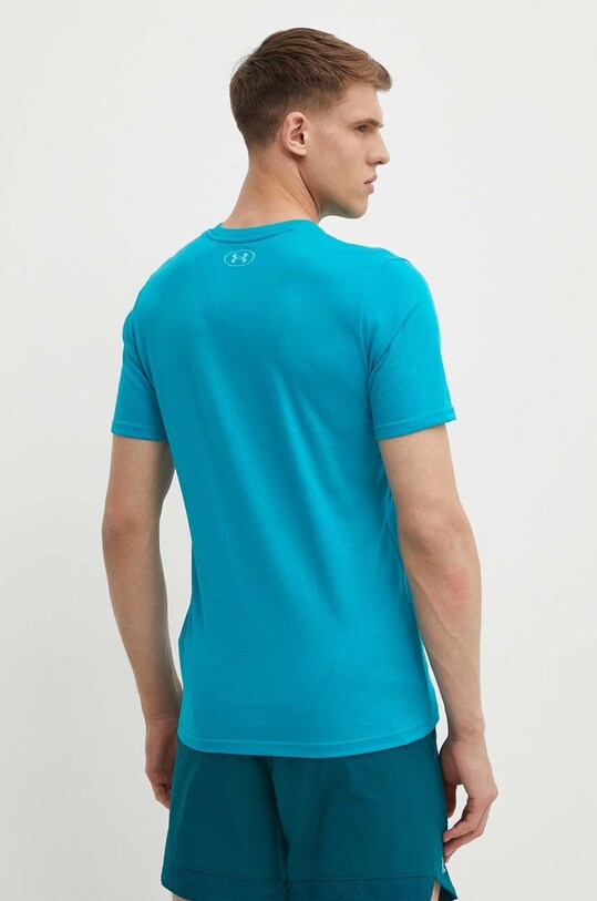 Odzież Under Armour t-shirt treningowy Project Rock 1383191 turkusowy
