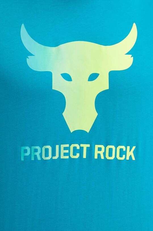 Under Armour t-shirt treningowy Project Rock turkusowy 1383191