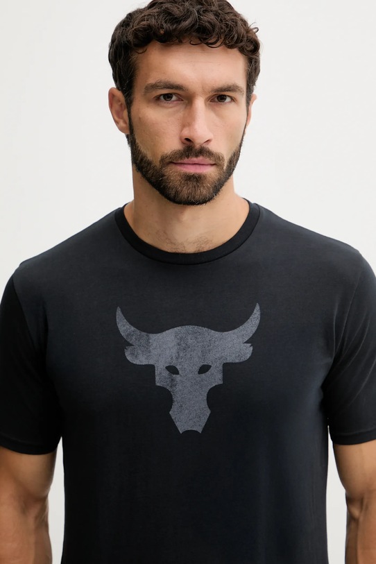Μπλουζάκι προπόνησης Under Armour Project Rock μαύρο 1383191