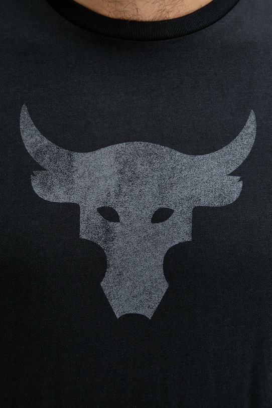Μπλουζάκι προπόνησης Under Armour Project Rock 1383191 μαύρο