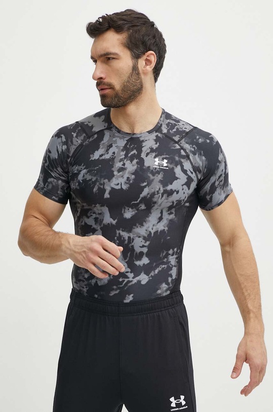 Under Armour t-shirt treningowy HG IsoChill wzorzyste czarny 1383774