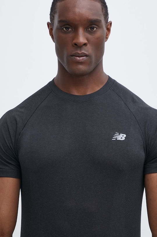 Tréninkové tričko New Balance Knit černá MT41080BK