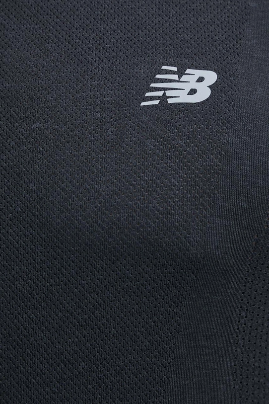 New Balance t-shirt treningowy Knit MT41080BK czarny