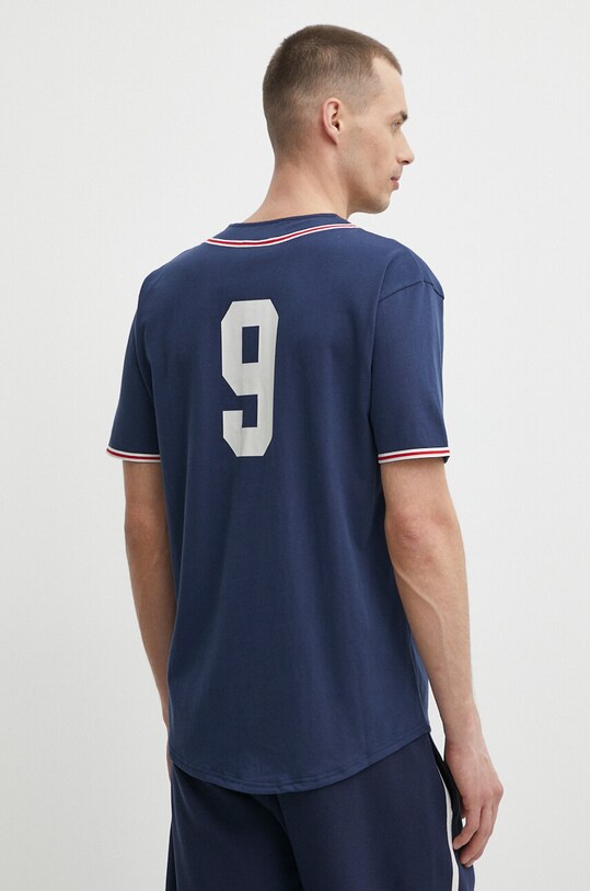 Odzież New Balance t-shirt bawełniany MT41512NNY MT41512NNY granatowy