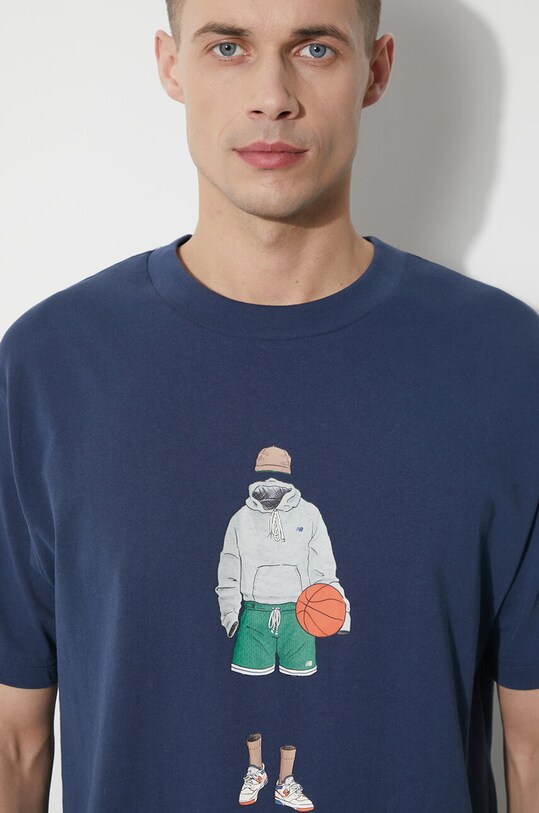 Bavlnené tričko New Balance MT41578NNY