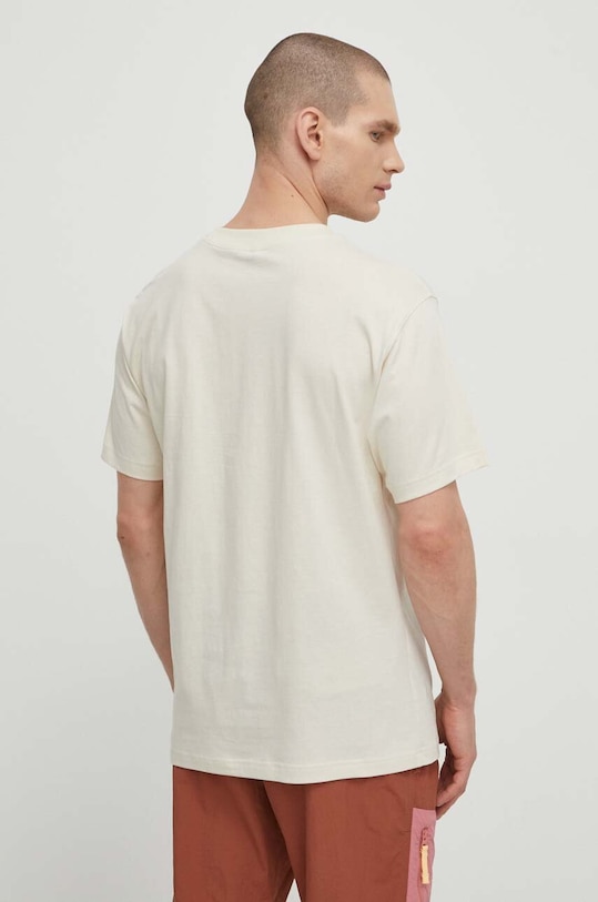 Oblečení Bavlněné tričko New Balance MT41559LIN MT41559LIN béžová