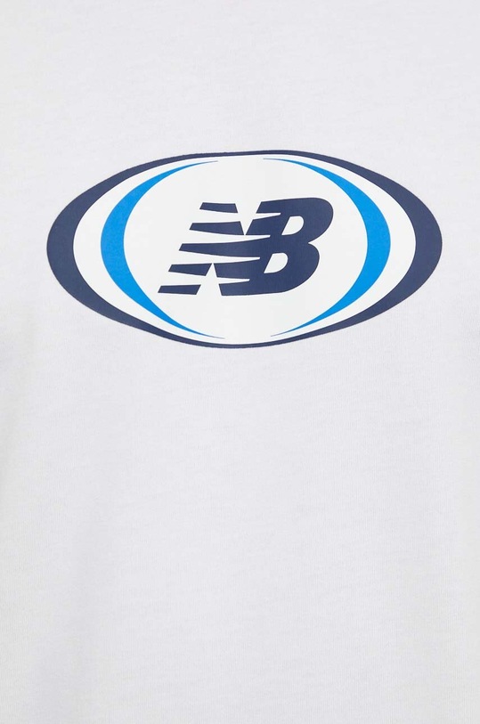 New Balance tricou MT41600WT alb