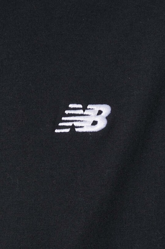 New Balance t-shirt bawełniany Small Logo MT41509BK