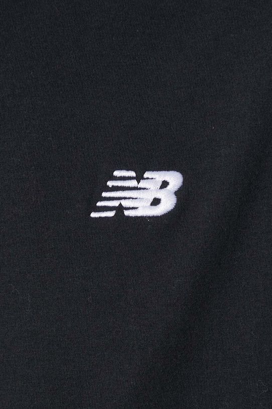New Balance t-shirt bawełniany Small Logo MT41509BK