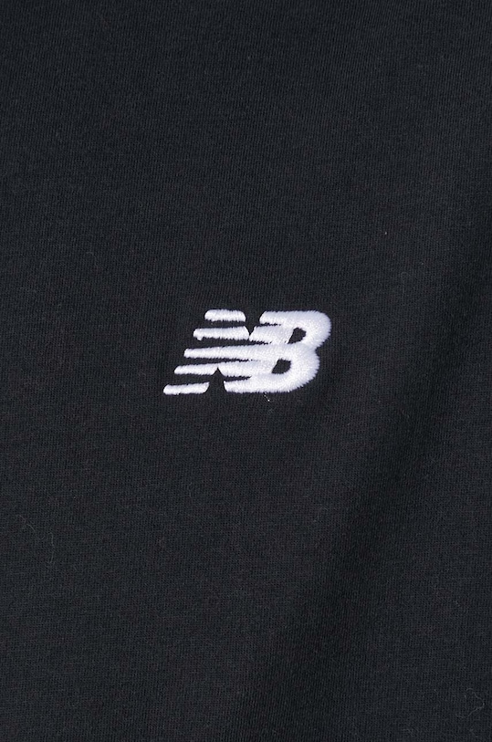 Βαμβακερό μπλουζάκι New Balance Small Logo MT41509BK