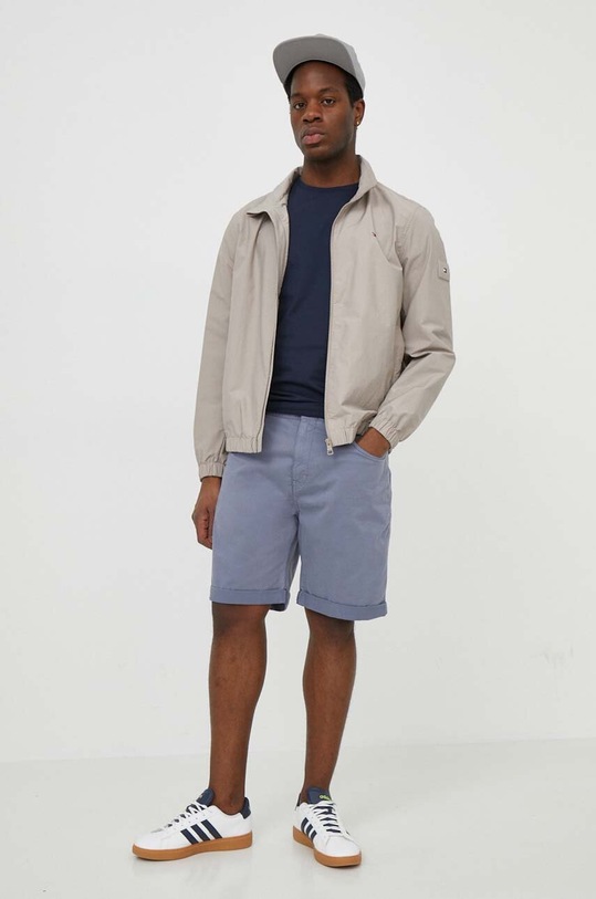 Gant t-shirt bawełniany 2013035 granatowy SS24