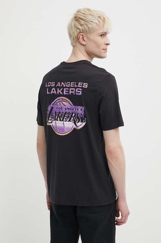 New Era tricou din bumbac negru 60435486