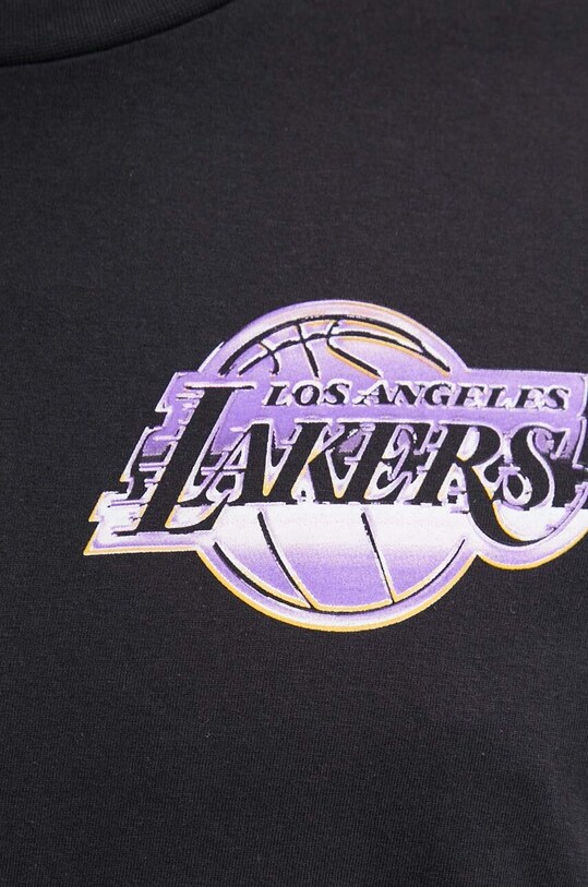 New Era t-shirt bawełniany 60435486 czarny