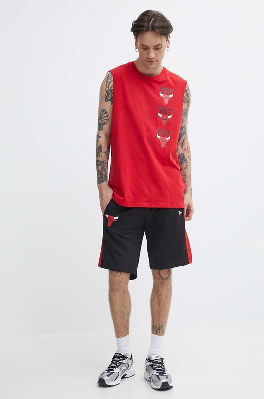 New Era tricou din bumbac 60435483 rosu SS24