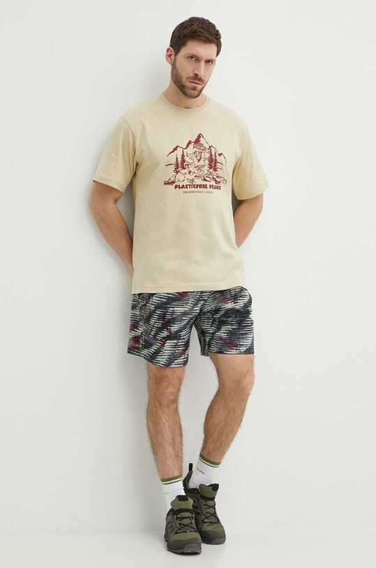 The North Face tricou NF0A87DX3X41 bej SS24