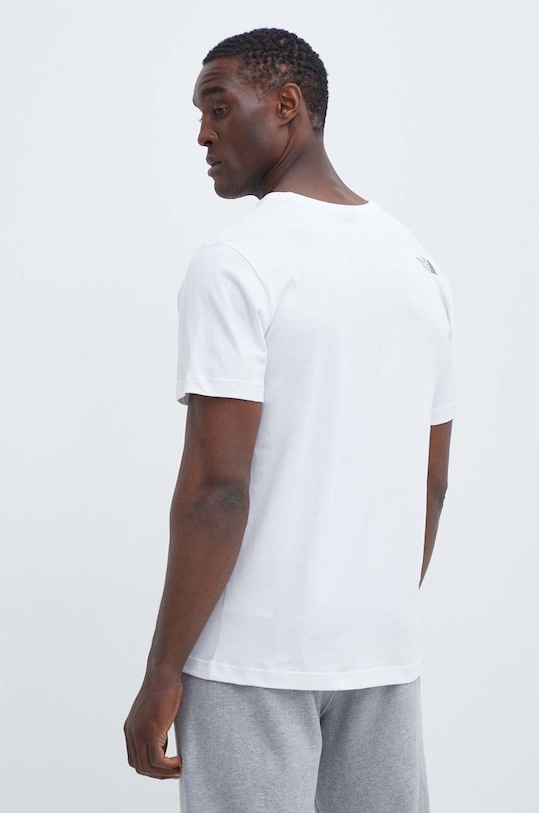 Ρούχα Βαμβακερό μπλουζάκι The North Face NF0A87NTFN41 λευκό