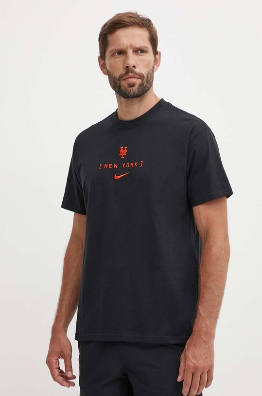 Oblečení Bavlněné tričko Nike New York Mets 01AY.00A.NME.JNS černá