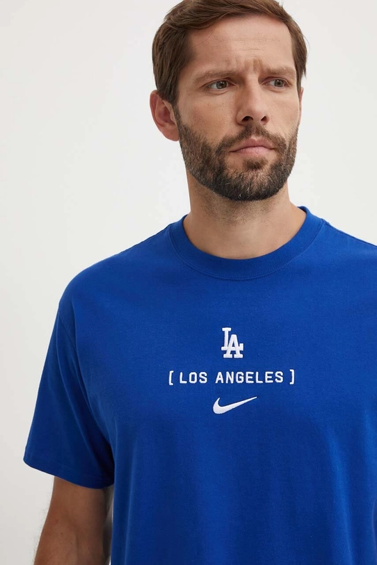 Хлопковая футболка Nike Los Angeles Dodgers голубой 01AY.4EW.LD.JNS