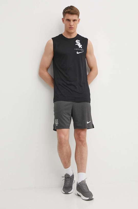 Nike tricou de antrenament Chicago White Sox 01B3.00A.RX.QLD negru SS24