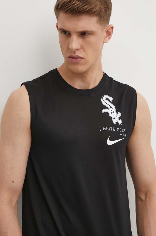 Nike tricou de antrenament Chicago White Sox negru 01B3.00A.RX.QLD