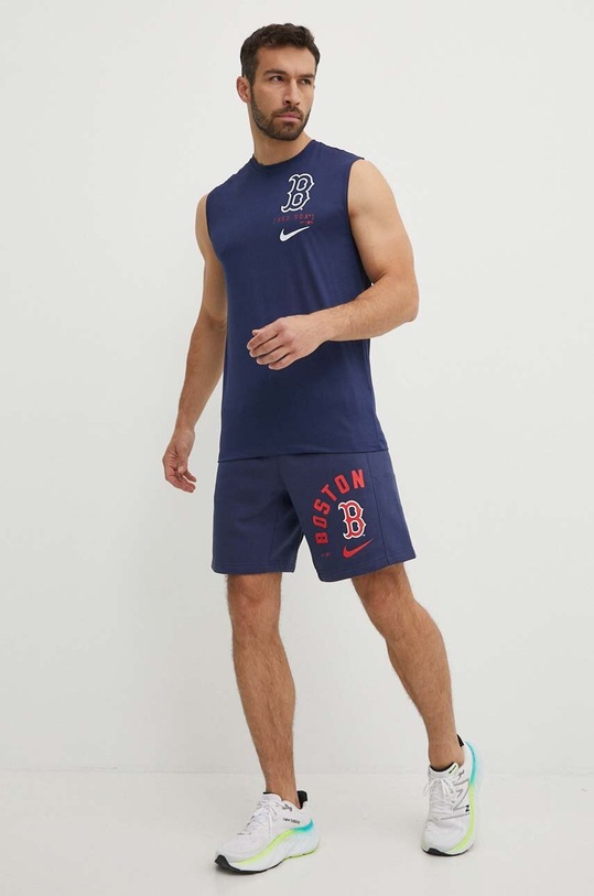 Nike tricou de antrenament Boston Red Sox 01B3.44B.BQ.QLD bleumarin SS24