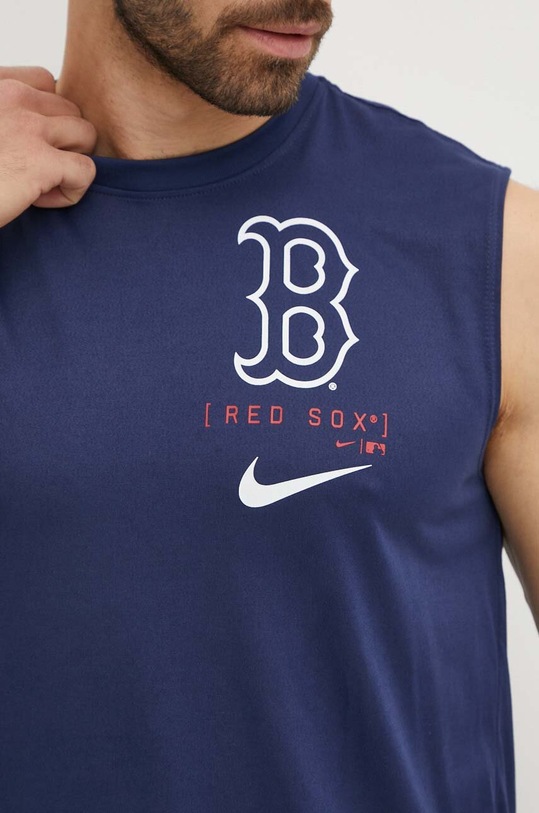 Nike tricou de antrenament Boston Red Sox 01B3.44B.BQ.QLD bleumarin