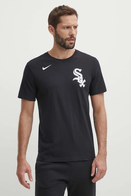 Bavlněné tričko Nike Chicago White Sox potisk černá N199.00A.RX.0U5